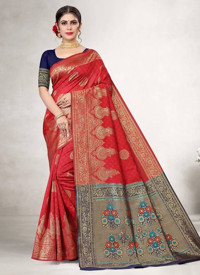 Lakshya Vidya vol 04 Designer Festive Wear Jacquard Silk Heavy Latest Saree Collection